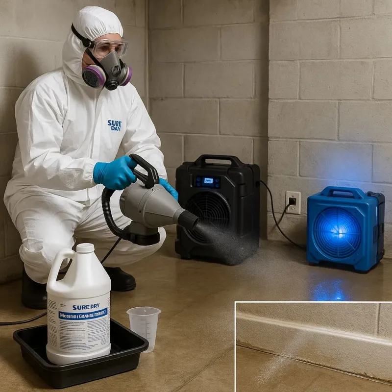 Sanitization and Odor Removal process in Cortland, IL