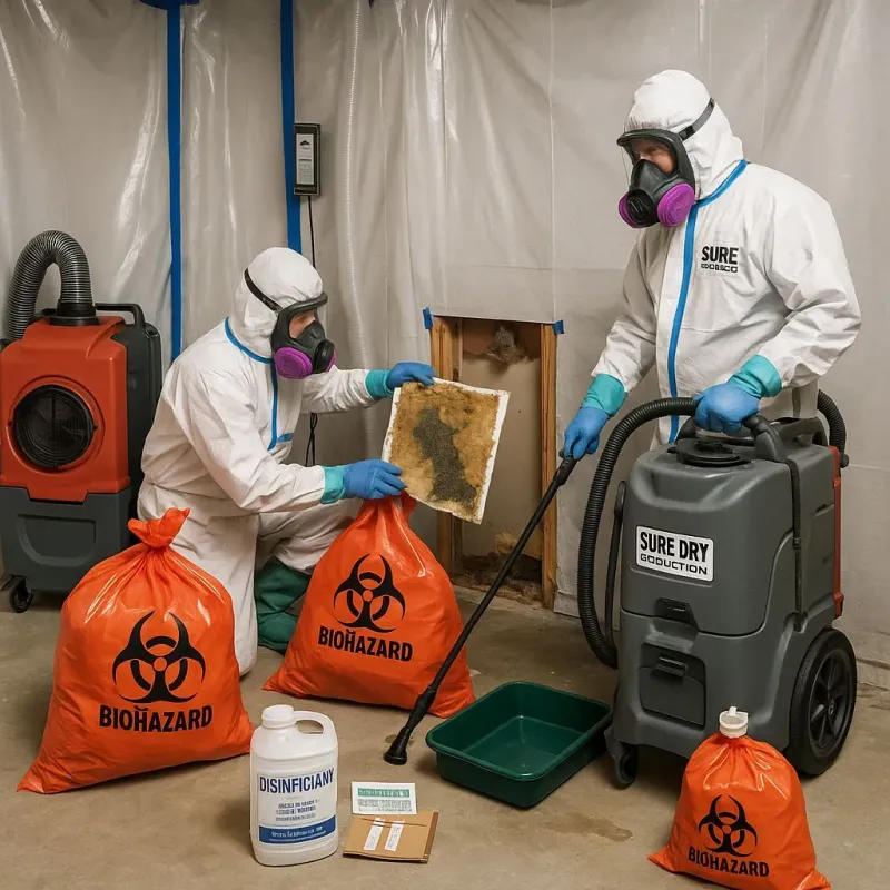 Contaminated Water Handling Protocols process in Cortland, IL