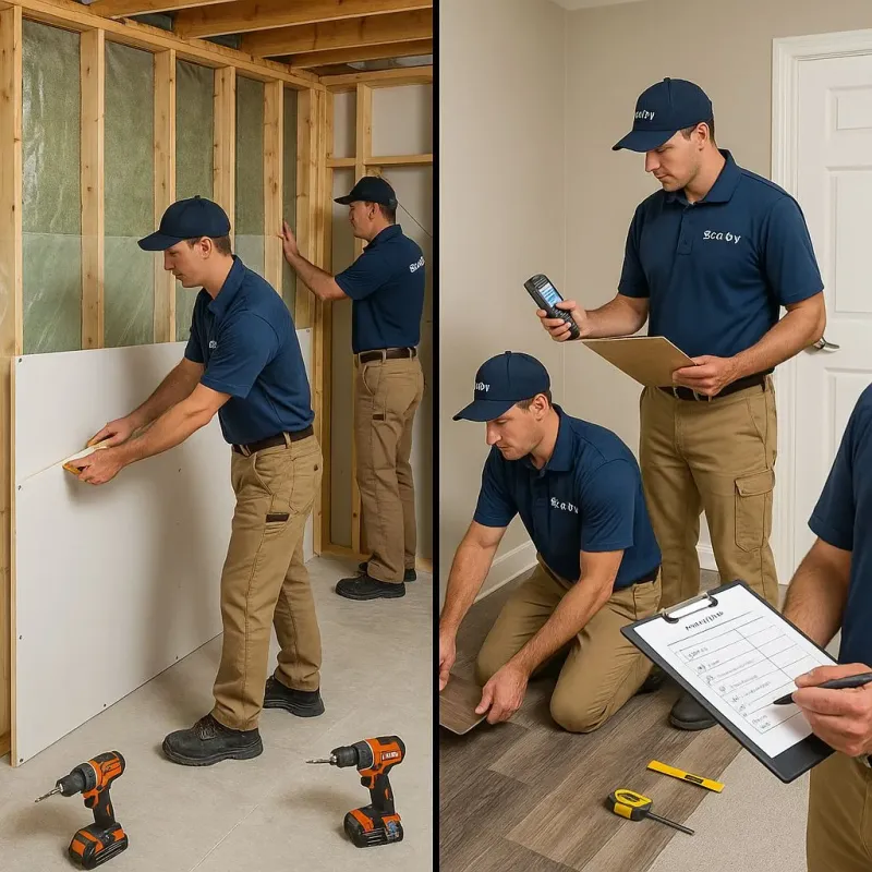 Repairs and Reconstruction process in Cortland, IL
