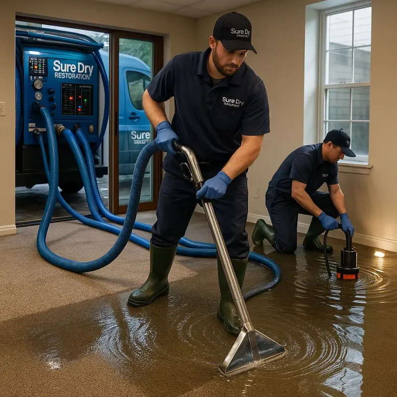 Water Extraction and Removal process in Cortland, IL